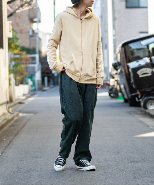 7】パイル サイドライン フルジップパーカー（パーカー）｜JOHN'S