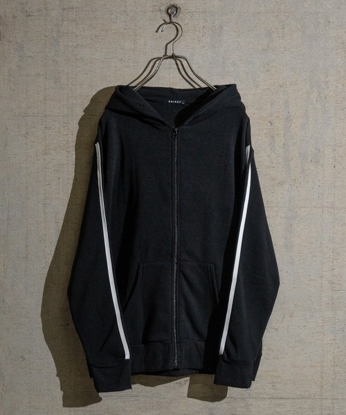 7】パイル サイドライン フルジップパーカー（パーカー）｜JOHN'S