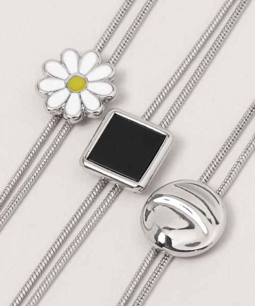 RAGEBLUE（レイジブルー）の「モチーフトップループタイ/ネックレス（ネックレス・メンズ・ホワイト/ブラック/グレー・FREE）」の5枚目の写真