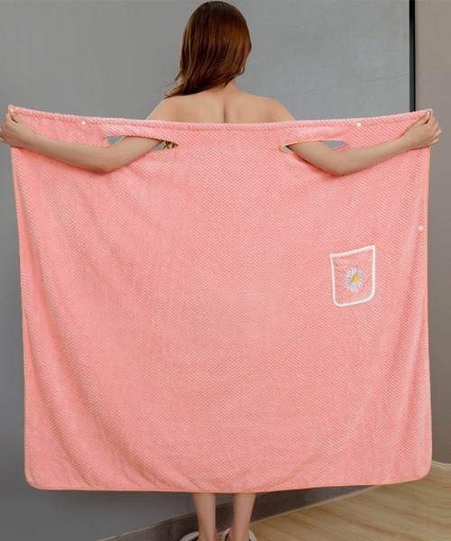 Miniministore（ミニミニストア）の「ラップタオル 大人用 巻きタオル 速乾（タオル・レディース・ダークグリーン/ブルー/ミント/コーラルピンク/ラベンダー・FREE）」の14枚目の写真