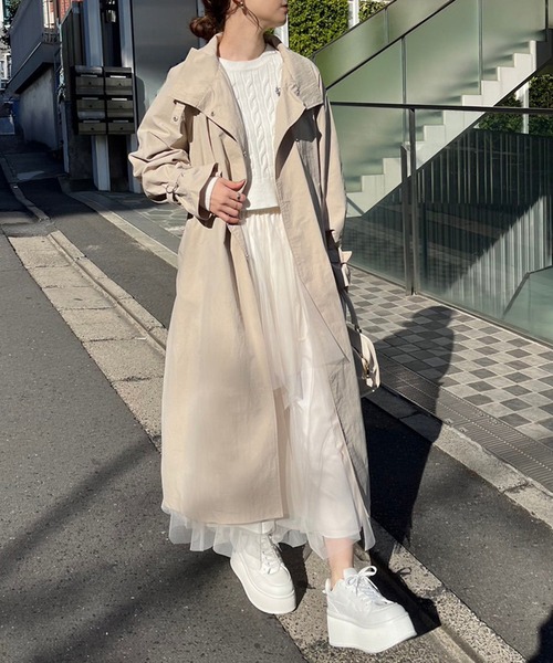 one after another NICE CLAUP(ワンアフターアナザーナイスクラップ)の「ボリュームソールスニーカー(スニーカー・レディース・ブラック/ホワイト・S/M/L/LL)」の16枚目の写真