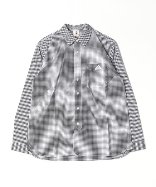 GEVACO(ゲバコ)の「【GEVACO/ゲバコ】ギンガムチェック レギュラーカラーシャツ(シャツ/ブラウス・メンズ・ブルー/ブラック・M/L)」の4枚目の写真