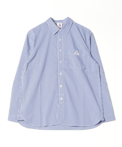 GEVACO(ゲバコ)の「【GEVACO/ゲバコ】ギンガムチェック レギュラーカラーシャツ(シャツ/ブラウス・メンズ・ブルー/ブラック・M/L)」の3枚目の写真