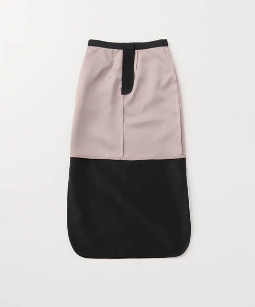 Noble（ノーブル）の「ミルキーシアーロングスカート（スカート・レディース・ブラック/ベージュ・36/38）」の13枚目の写真