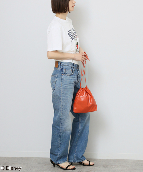 GOOD ROCK SPEED(グッドロックスピード)の「【GOOD ROCK SPEED / グッドロックスピード】<MICKEY MOUSE>TEE:Tシャツ(Tシャツ/カットソー・レディース・ホワイト/ネイビー・FREE)」の4枚目の写真