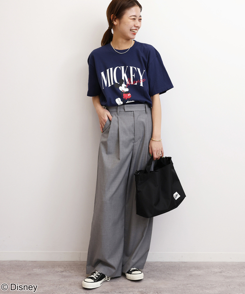 GOOD ROCK SPEED(グッドロックスピード)の「【GOOD ROCK SPEED / グッドロックスピード】<MICKEY MOUSE>TEE:Tシャツ(Tシャツ/カットソー・レディース・ホワイト/ネイビー・FREE)」の19枚目の写真