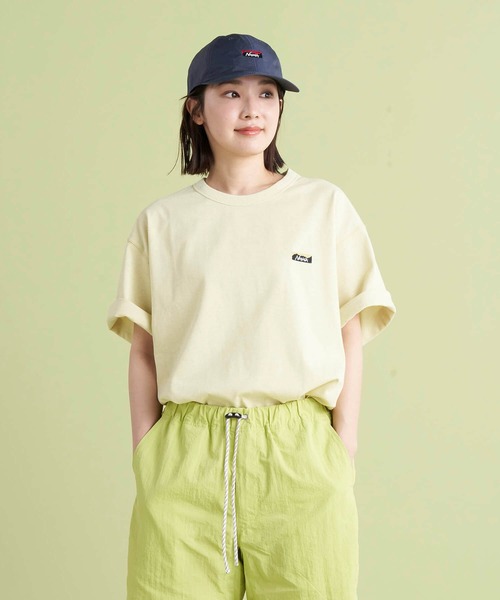 ナンガ ユニセックス Tシャツ エコハイブリッド ボックスロゴ エンブロイダリー レギュラーフィット 半袖 トップス カットソー 限定カラー C2430-1M501Z Amazon | [ナンガ] ECO HYBRID BOX LOGO EMBROIDERY TEE エコ