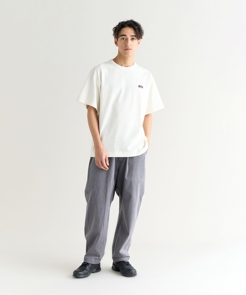 NANGA（ナンガ）の「ECO HYBRID BOX LOGO EMBROIDERY TEE / エコハイブリッド ボックスロゴ エンブロイダリー ティー（Tシャツ/カットソー・メンズ・ブラック/ホワイト/ライトグレー/イエロー/サーモンピンク・XL/L/M/S）」の16枚目の写真