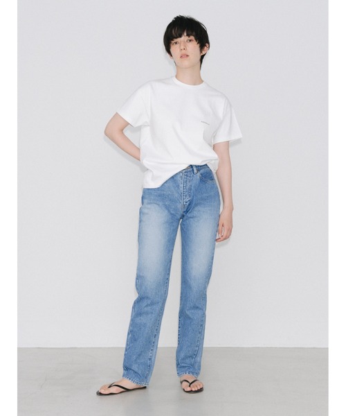 ENCIRCLE（エンサークル）の「【ENCIRCLE/エンサークル】Go to jeans/ゴートゥージーンズ（デニム）（デニムパンツ・レディース・ワンウォッシュ/ブラック・3/2/1）」の10枚目の写真