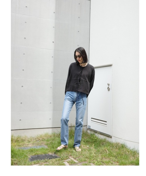 ENCIRCLE（エンサークル）の「【ENCIRCLE/エンサークル】Go to jeans/ゴートゥージーンズ（デニム）（デニムパンツ・レディース・ワンウォッシュ/ブラック・3/2/1）」の22枚目の写真