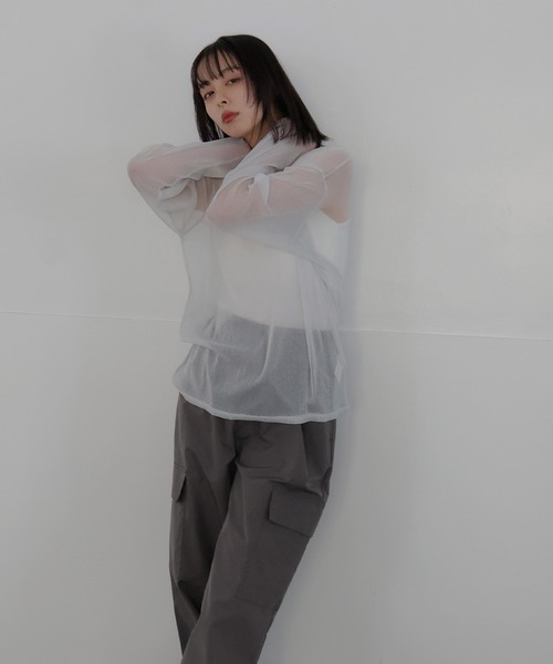 LIAN（リアン）の「ベネシャンカーゴパンツ（カーゴパンツ・レディース・チャコールグレー/ブラック/ピンク/アイボリー・FREE）」の11枚目の写真