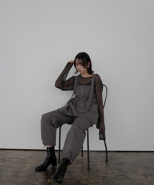 LIAN（リアン）の「ベネシャンカーゴパンツ（カーゴパンツ・レディース・チャコールグレー/ブラック/ピンク/アイボリー・FREE）」の15枚目の写真