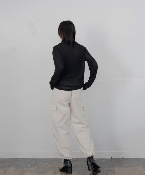 LIAN（リアン）の「ベネシャンカーゴパンツ（カーゴパンツ・レディース・チャコールグレー/ブラック/ピンク/アイボリー・FREE）」の20枚目の写真