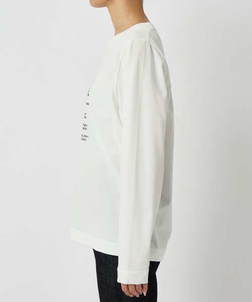 BARNYARDSTORM（バンヤードストーム）の「BARNYARDSTORM / ＧＥＮＩＡＬロンＴ（Tシャツ/カットソー・レディース・ホワイト/チャコール・S/M）」の14枚目の写真