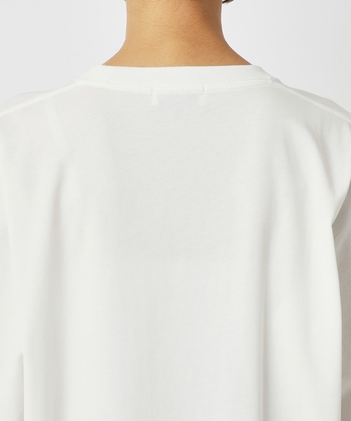 BARNYARDSTORM（バンヤードストーム）の「BARNYARDSTORM / ＧＥＮＩＡＬロンＴ（Tシャツ/カットソー・レディース・ホワイト/チャコール・S/M）」の9枚目の写真