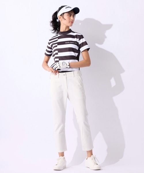 marie claire（マリ・クレール）の「【marie claire/マリ.クレール】レディースストレッチ9分丈　ゴルフ（その他パンツ・レディース・ホワイト/ブラック/ベージュ系その他/ピンク・X-LARGE/LARGE/MEDIUM/SMALL）」の5枚目の写真