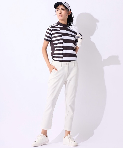 marie claire（マリ・クレール）の「【marie claire/マリ.クレール】レディースストレッチ9分丈　ゴルフ（その他パンツ・レディース・ホワイト/ブラック/ベージュ系その他/ピンク・X-LARGE/LARGE/MEDIUM/SMALL）」の7枚目の写真