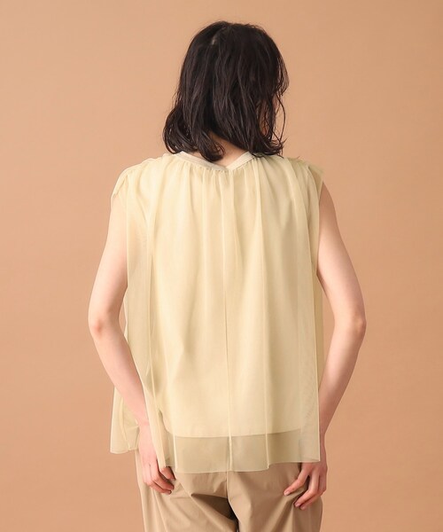 DRESSTERIOR(ドレステリア)の「◆【洗える/大人カジュアル】チュールレイヤードプルオーバー(Tシャツ/カットソー・レディース・ブラック/アイボリー・38/34/36)」の15枚目の写真