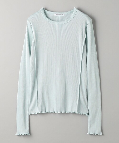 【新品】beauty&youth メローステッチ クルーネック カットソー BEAUTY&YOUTH UNITED ARROWS（ビューティーアンドユース