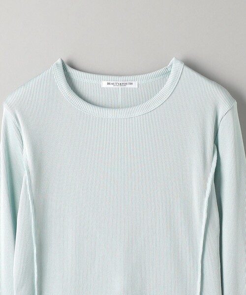 【新品】beauty&youth メローステッチ クルーネック カットソー BEAUTY&YOUTH UNITED ARROWS（ビューティーアンドユース