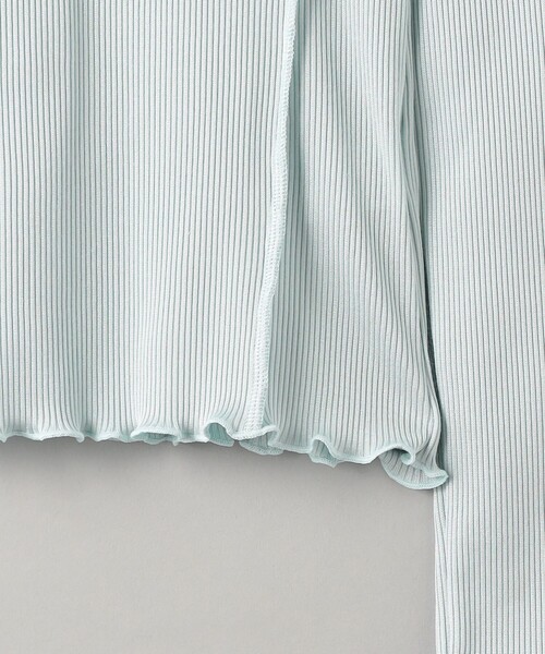 BEAUTY&YOUTH UNITED ARROWS（ビューティーアンドユースユナイテッドアローズ）の「メローステッチ クルーネック カットソー（Tシャツ/カットソー・レディース・オフホワイト/ライトブルー/ブラック・FREE）」の22枚目の写真