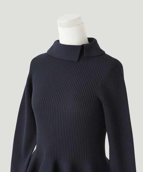 HUIT bouquet（ユイット）の「衿付き ホールガーメント ニット