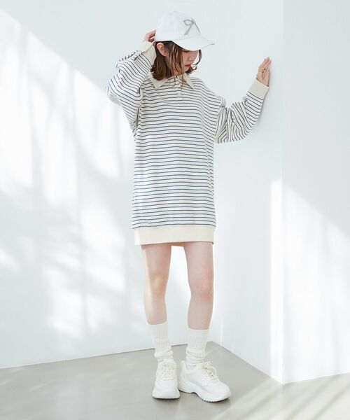 MAJESTIC LEGON(マジェスティックレゴン)の「リボンモチーフCAP(キャップ・レディース・オフホワイト/ピンク/ネイビー・FREE)」の21枚目の写真