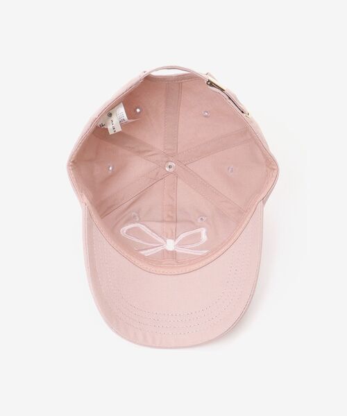 MAJESTIC LEGON(マジェスティックレゴン)の「リボンモチーフCAP(キャップ・レディース・オフホワイト/ピンク/ネイビー・FREE)」の7枚目の写真