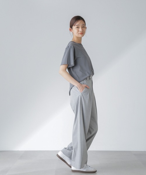 Odub（オーダブ）の「Odub/別注 プリントTシャツ（Tシャツ/カットソー・レディース・ホワイト/ブラウン/チャコール・FREE）」の7枚目の写真