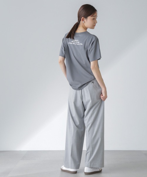 Odub（オーダブ）の「Odub/別注 プリントTシャツ（Tシャツ/カットソー・レディース・ホワイト/ブラウン/チャコール・FREE）」の8枚目の写真