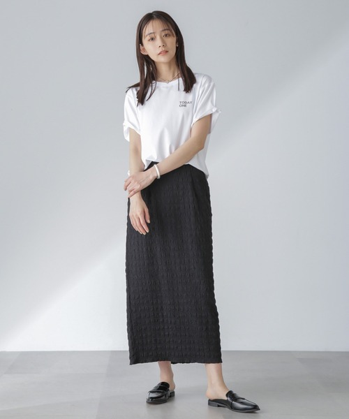 Odub（オーダブ）の「Odub/別注 プリントTシャツ（Tシャツ/カットソー・レディース・ホワイト/ブラウン/チャコール・FREE）」の11枚目の写真