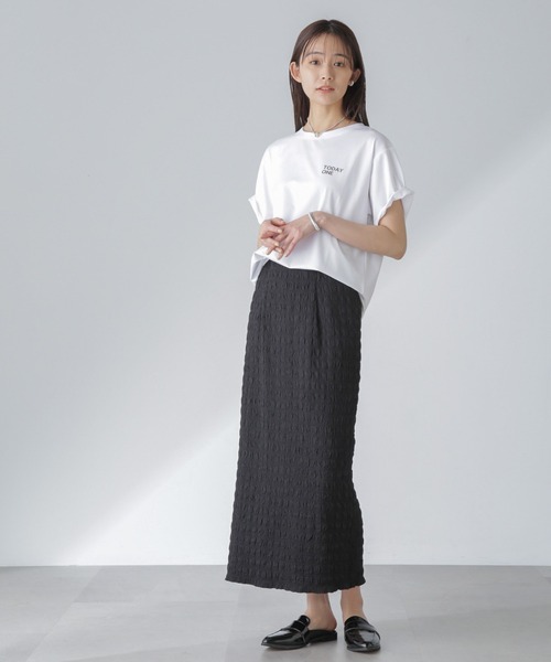 Odub（オーダブ）の「Odub/別注 プリントTシャツ（Tシャツ/カットソー・レディース・ホワイト/ブラウン/チャコール・FREE）」の12枚目の写真