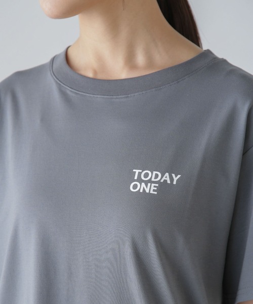 Odub（オーダブ）の「Odub/別注 プリントTシャツ（Tシャツ/カットソー・レディース・ホワイト/ブラウン/チャコール・FREE）」の22枚目の写真