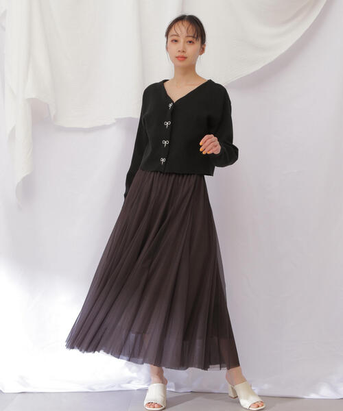 JILL by JILL STUART(ジルバイジルスチュアート)の「◇ウエストロゴチュールスカート(スカート・レディース・ホワイト/ピンク/グレー系その他・FREE)」の20枚目の写真