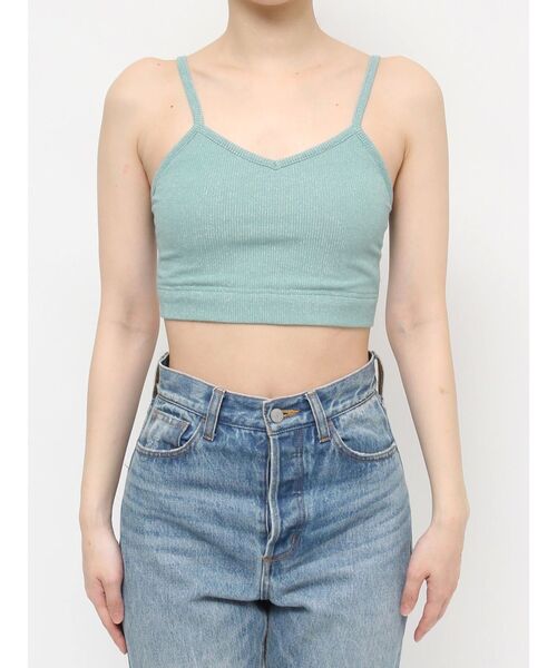 jouetie(ジュエティ)の「バックオープンラメブラレット(キャミソール・レディース・ブラック/シルバー/ピンク/ブルー/グリーン・MEDIUM)」の6枚目の写真