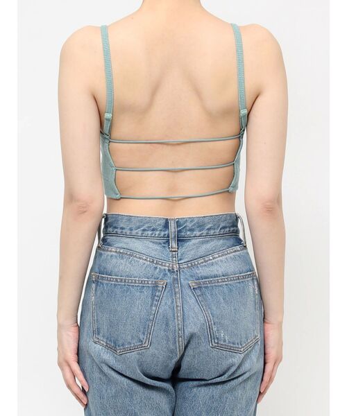 jouetie(ジュエティ)の「バックオープンラメブラレット(キャミソール・レディース・ブラック/シルバー/ピンク/ブルー/グリーン・MEDIUM)」の8枚目の写真