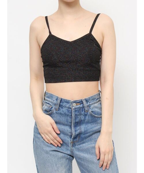 jouetie(ジュエティ)の「バックオープンラメブラレット(キャミソール・レディース・ブラック/シルバー/ピンク/ブルー/グリーン・MEDIUM)」の19枚目の写真