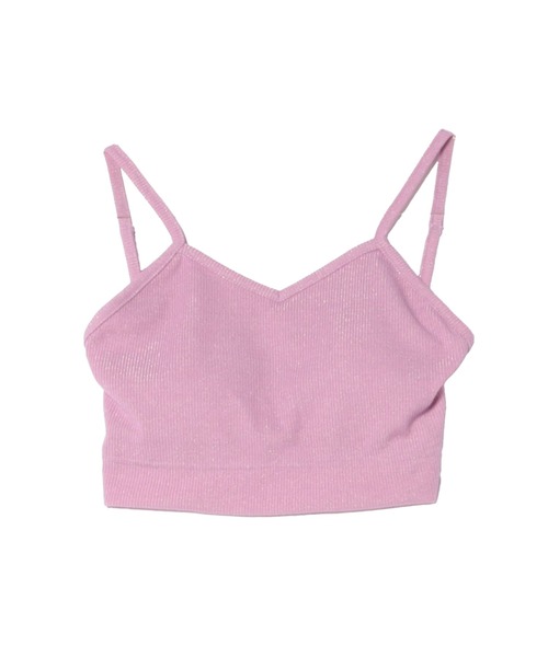 jouetie(ジュエティ)の「バックオープンラメブラレット(キャミソール・レディース・ブラック/シルバー/ピンク/ブルー/グリーン・MEDIUM)」の4枚目の写真