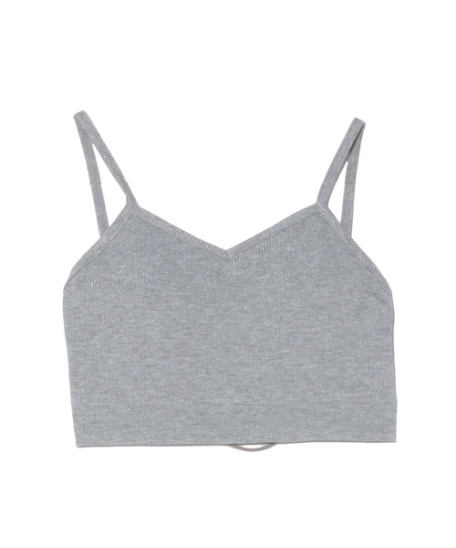 jouetie(ジュエティ)の「バックオープンラメブラレット(キャミソール・レディース・ブラック/シルバー/ピンク/ブルー/グリーン・MEDIUM)」の5枚目の写真