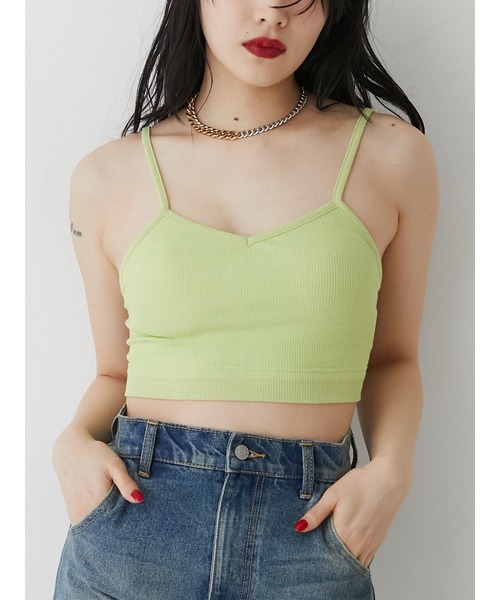 jouetie(ジュエティ)の「バックオープンラメブラレット(キャミソール・レディース・ブラック/シルバー/ピンク/ブルー/グリーン・MEDIUM)」の3枚目の写真