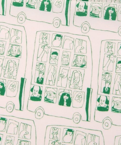 BAYFLOW（ベイフロー）の「BFモチーフハンカチ50×50cm（ハンカチ/ハンドタオル・レディース・ブラック/ライトブルー/ピンク/ベージュ・0）」の15枚目の写真