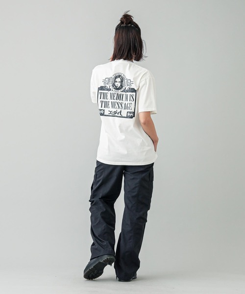 X-girl（エックスガール）の「LIGHTWEIGHT CARGO PANTS（カーゴパンツ・レディース・ブラック/ライトグリーン/ライトグレー・S/M）」の22枚目の写真