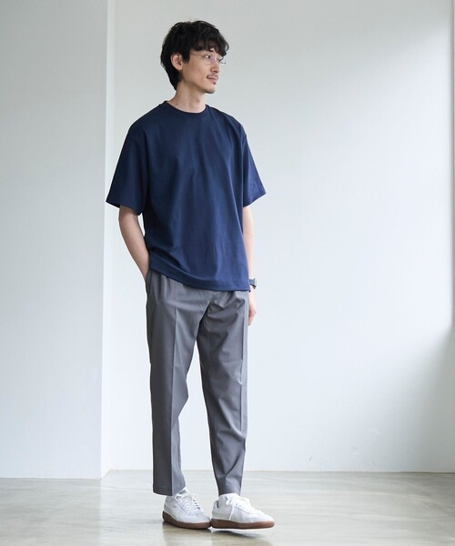 coen(コーエン)の「【RONEL】PLATINGワイドクルーネックTシャツ(Tシャツ/カットソー・メンズ・ブラック/ホワイト/ライトグレー/ネイビー・S/M/L/XL)」の16枚目の写真