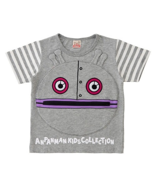 ANPANMAN KIDS COLLECTION(アンパンマンキッズコレクション)の「だだんだん顔ポケット半袖Tシャツ(Tシャツ/カットソー・キッズ・チャコール・90cm/100cm/110cm/120cm)」の2枚目の写真