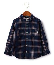 green label relaxing | インディゴ チェック シャツ◆(シャツ/ブラウス)