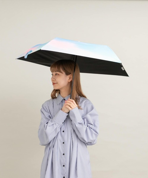 SMELLY(スメリー)の「【晴雨兼用】Wpc. 遮光軽量サンセットMINI(長傘・レディース・ピンク/ブルー・FREE)」の10枚目の写真