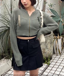 BACK TO THE FIELD | 【MLB】エルボーパッチスプリングニットロゴパーカー(パーカー)