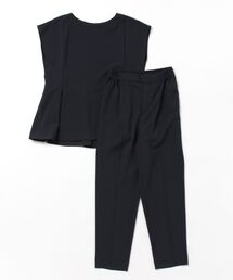 Abahouse Devinette（ドゥヴィネット）の「【エニデイカセット/上下2点セット】フレンチスリーブセットアップ　セミオケ（スーツセット）」