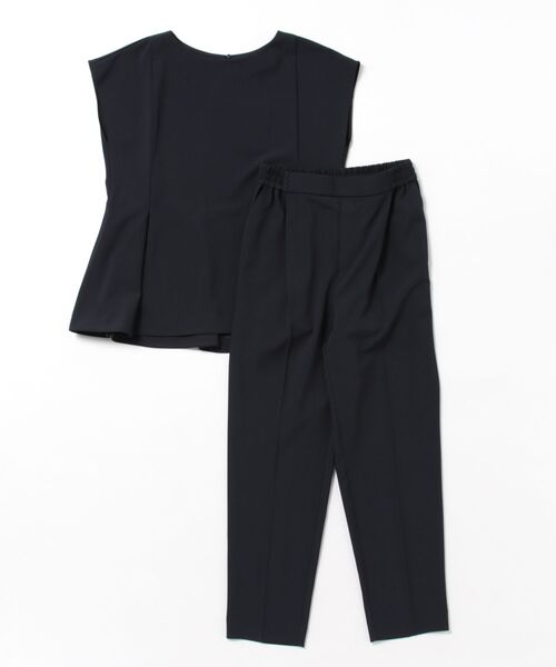 abahouse mavie(アバハウスマヴィ)の「【セットアップ/エニデイカセット】フレンチスリーブセットアップ/セミオケ(ワンピース・レディース・ホワイト系その他/ブルー系その他/ネイビー/ブラック/ダークネイビー・36/38/40)」の5枚目の写真