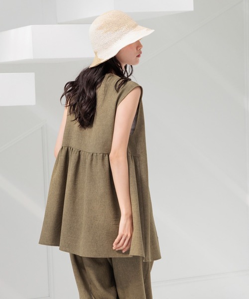 LOWRYS FARM（ローリーズファーム）の「ペーパーガラＨＡＴ　994075（ハット・レディース・ブラウン/ベージュ・FREE）」の6枚目の写真